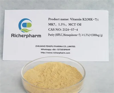 vitamín K2 (MK-7); MK7, 1,3 %, MCT olej CAS 2124-57-4